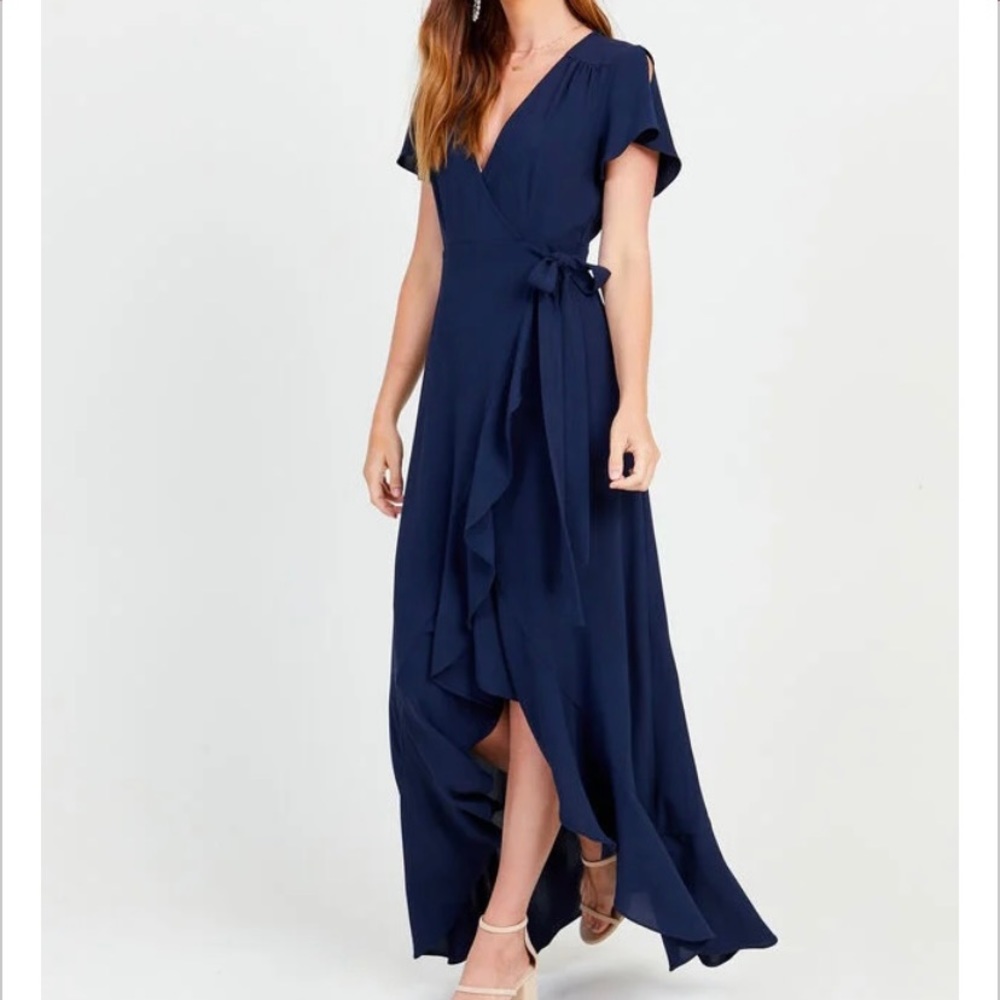Altar’d State Navy High Low Dress